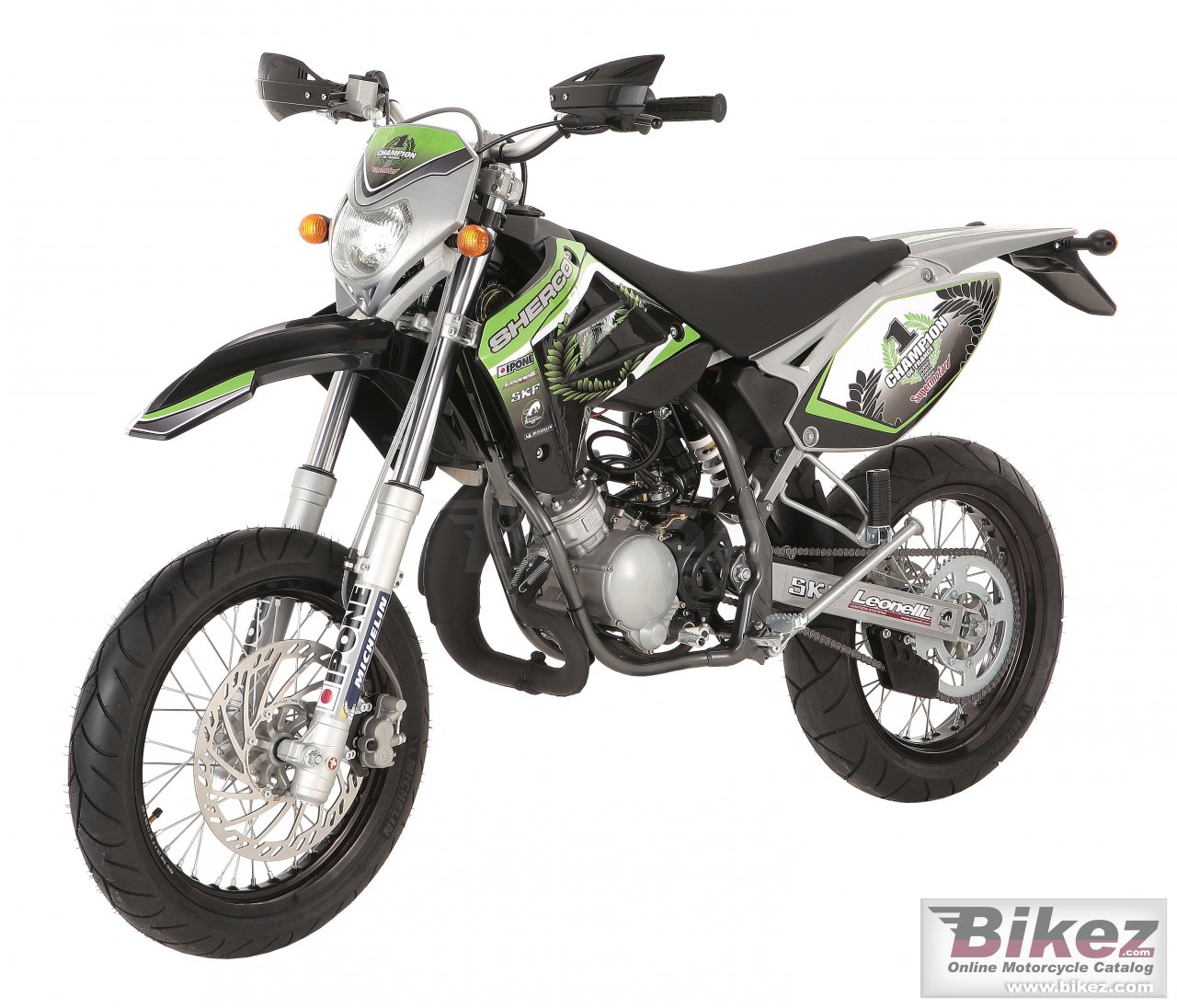 Big Sherco 50cs sm champion france replica picture and wallpaper from Bikez.com
